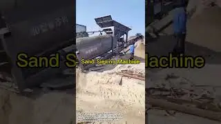 sand sieving machine | sand cleaning machine | Roller Screen #shorts #sievingmachine #screen