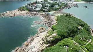 Dragon back drone footage Hong Kong