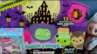 Disney Snackles & Squish-a-longs Halloween Countdown + Fill the Fridge Minis | Live Unboxing Chaos!✨