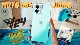Teste completo de jogos Moto G84 - Asphalt 9, FF, FIFA, Minecraft #motog84 #genshinimpact