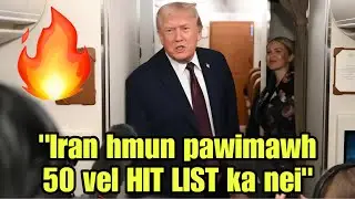 Trump-an Iran-a a beih tur target a thlang fel‼️🎯🔥Iran-in WARNING a pe ve nghal😱(Jaz Hmar React)