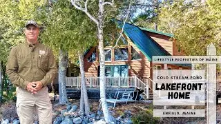 SOLD Lakefront Home with Guest Cabin | Maine Real Estate