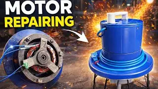How to rewinding barqe madni Motor Rewinding & Repair | Complete Practical Method.urdu hindi