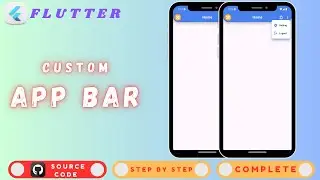 How to Create a Custom AppBar in Flutter | Flutter Custom AppBar Tutorial #flutter #android #ios