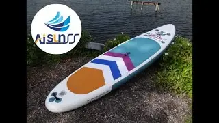 Aisunss 10.5 ft inflatable standup paddleboard, Kenlake State Park, Kentucky