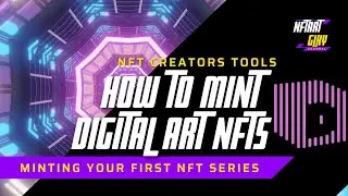 How to Mint your 1st Digital Art NFTs  - uploading your work to the blockchain using Dartroom.xyz