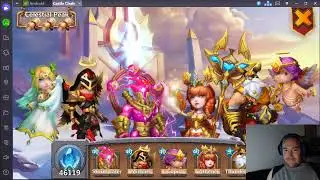 Castle Clash: Maxed Inscriptions, Main Account Review and some Talent Discussion.