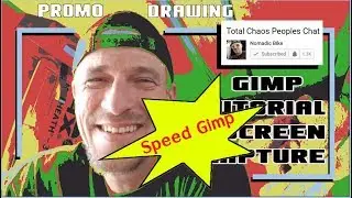 Gimp Tutorial Screen Captures Create Thumbnails Speed Draw Subtitled