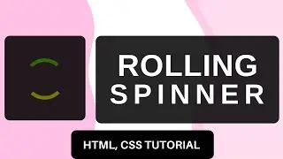 Amazing Spinner Animation Using Only HTML & CSS 