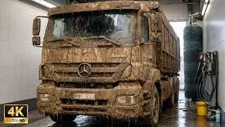 💩 Muddiest Construction Trucks I've Ever Seen | 4K ASMR