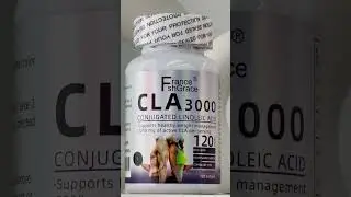 CLA 3000 Extra High Potency Supports Healthy Weight Management Lean Muscle Mass Non Stimulating Conj
