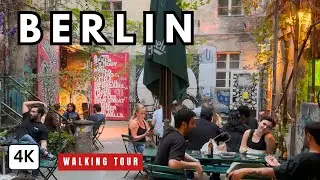 This is Germany, Berlin evening 4K walking tour & most beautiful hidden places