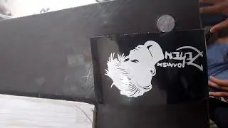 Redium sticker Cutting || Danish Zehen ||