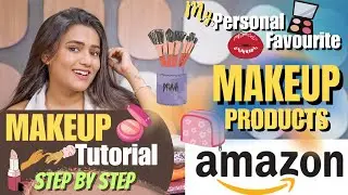 Step by step makeup tutorial | my personal fav products from AMAZON | Budget friendly | gimaashi
