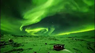 Uns espectacular aurora boreal desde la Ant&aacute;rtida