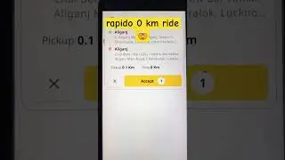rapido 0 km ride 🤯 #shorts #viral #shortvideo #rapido #ola #uber #indriver