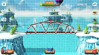 Bridge building simulator arctic level 10 walk through 3