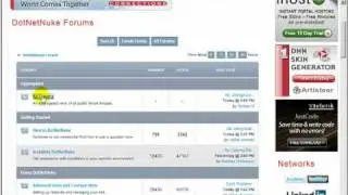 DotNetNuke Tutorial, Two RSS Feeds to get you active in the DotNetNuke Community - Video #135