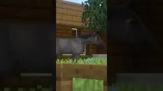 Minecraft 🫶 // #minecraft #swem #horse #minecraftmods #capcut #horseriding #horses #barn #stable