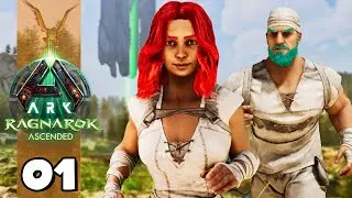 IN&Iacute;CIO &Eacute;PICO NO MAPA RAGNAROK! Come&ccedil;ando do Zero no ARK Ascended!