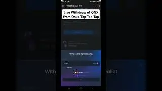 How to Withdraw Onx from Onus bot | ONX withdraw | ONX live withdrawal #Crypto #airdrops #freecrypto