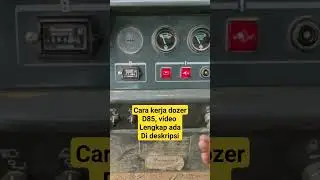 Tutorial pengoperasian dozer d85 #excavator #alatberat #operator #trucks