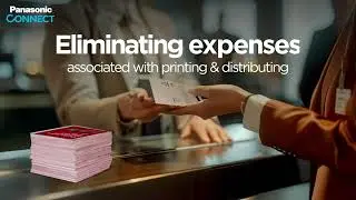 Panasonic eSignCard | Re-define Table communication | Digital Tabletop Tent Card