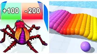 Canvas Run 3d vs Insect Evolution Run 3d - Satisfying Tiktok Top Gameplay 2023...