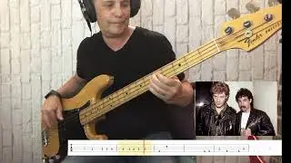 'SARA SMILE' - HALL & OATES | FRANKS BASS COVERS & TAB