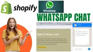How To Display WhatsApp Chat On Shopify Website | Shopify Tutorial For Beginners | Part 29