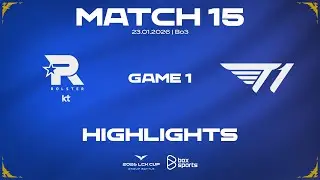 Highlights KT vs T1 | Game 1 | Match 15 | LCK CUP 2026