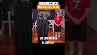 Testing Out the durability of Ayr Support golf bag protection system