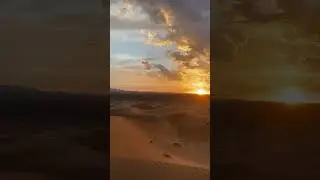 the charming sunset of the Sahara desert in Morocco book your dream now!! #moroccotours #saharatours
