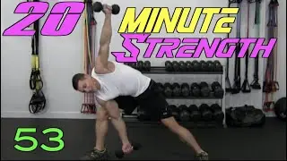 20 Minute Total Body Dumbbell Strength Training Workout To Lose Fat And Build Muscle