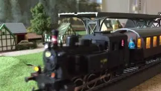 DSB F with sound and wagons
