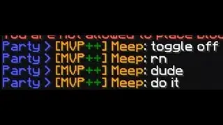 Meep vs InsaneLuke - Hypixel Duel's
