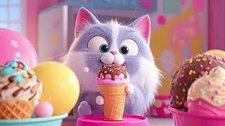 🐱🍦 Kitty Ice Cream Song | Fun Kids Song & Sweet Treat Dance! 🎶