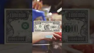 ОНА ПЫТАЛАСЬ ПЛАТИТЬ КУПЮРОЙ В МИЛЛИОН ДОЛЛАРОВ! #Шорты