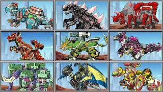 Dino Robot General Mobilization Corps - Velociraptor Cops - Wild Raptor - Monster Tyranno - Ptera 67