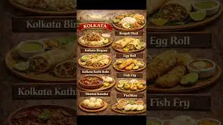 Kolkata Famous Food #foodguide#famousfood #foodlover#food#foodie #indianfood#tourism#kolkata#wb