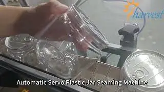Plastic Jar Seaming Machine - Automatic Candy Can Sealer for Snacks & Nuts #cansealingmachine