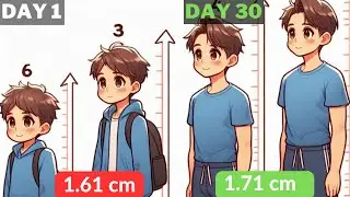 Увеличьте свой рост за 30 дней с помощью этих 7 упражнений 😁📈