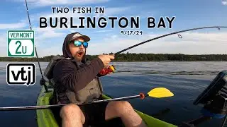 Two Lakers on Burlington Bay - Sept 17 2024 #verticaltubejig #vt2u #vermont2u