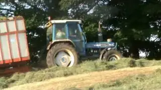 7810 Flat out carting silage.