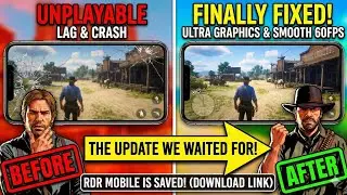 FINALLY! Red Dead Redemption Mobile MAJOR UPDATE 😱 (No Lag + Ultra Graphics)