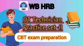 OT Technician question answer | wbhrb | CBT Exam |
