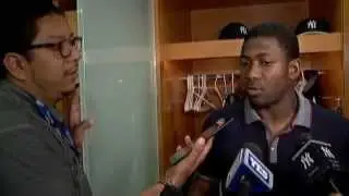 Jose Pirela on his first MLB home run