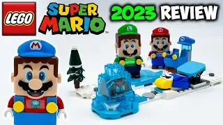 Ice Suit Mario and Frozen World Expansion Set EARLY 2023 Review! LEGO Super Mario Set 71415
