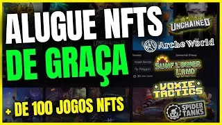 LOOTRUSH: Alugue de GRA&Ccedil;A NFTS dos MELHORES jogos NFTS sem investimento!