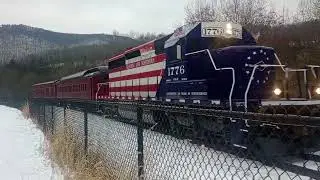 RBMN 1776 pulls passenger to Pittston